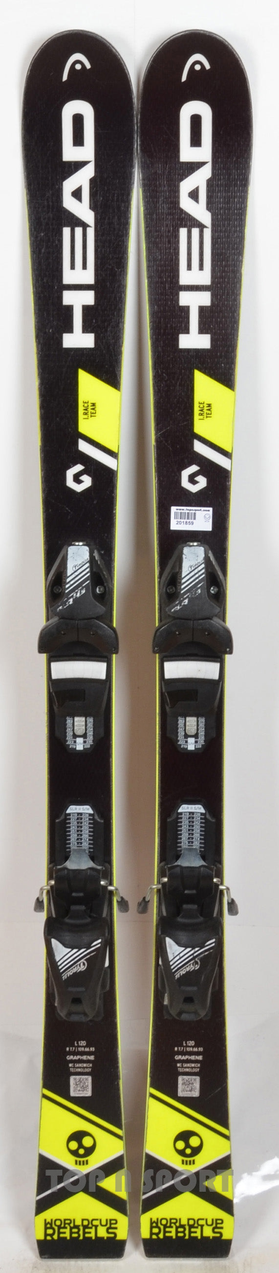 Head WC I.RACE TEAM SLR - skis d'occasion Junior