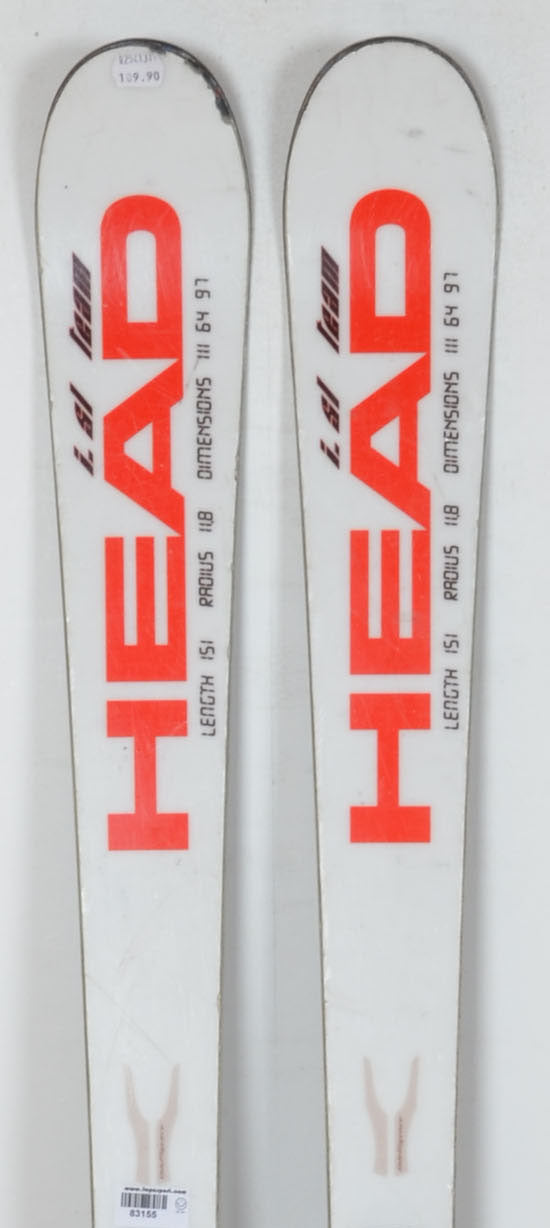 Head WORLDCUP I.SL TEAM white - skis d'occasion Junior