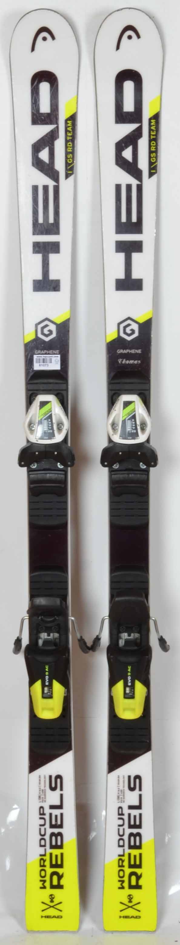 Head WORLDCUP REBELS I.GS RD TEAM - skis d'occasion Junior
