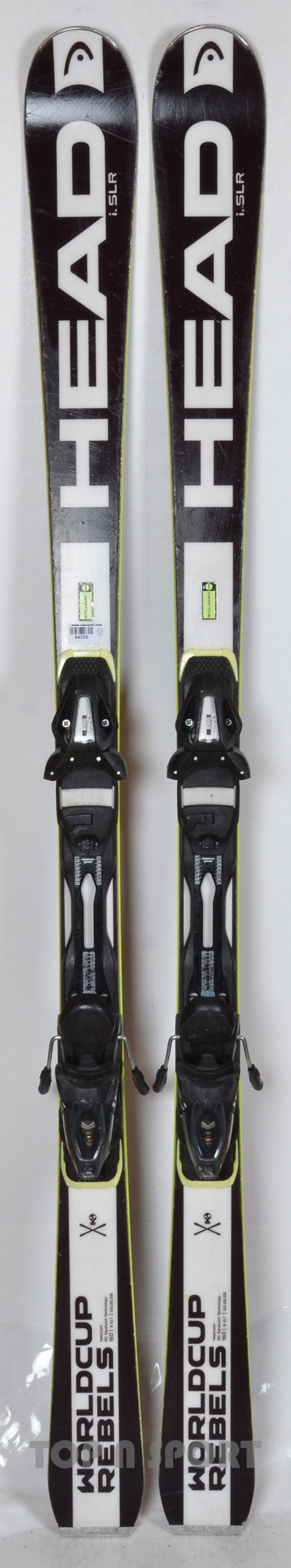 Head WORLDCUP REBELS I.SLR black - skis d'occasion