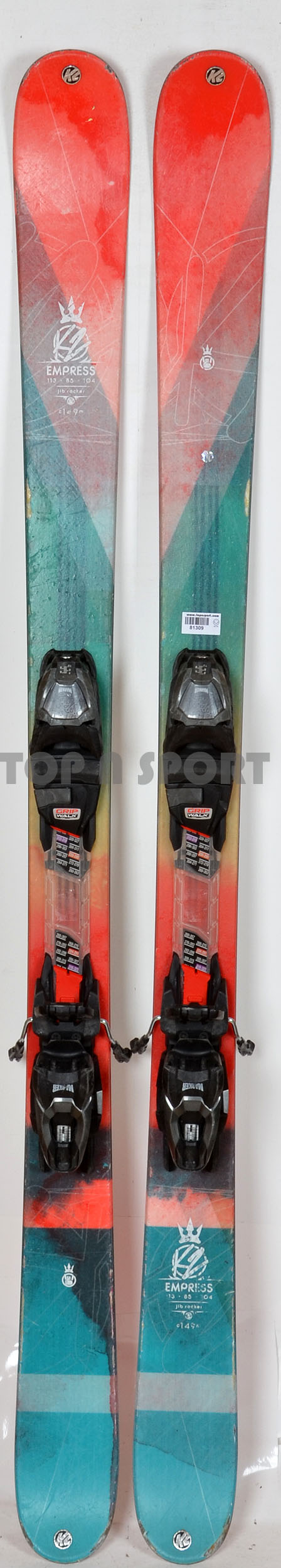 K2 EMPRESS - skis d'occasion Femme