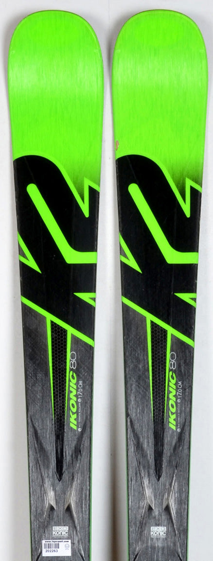 K2 iKONIC 80 green - skis d'occasion