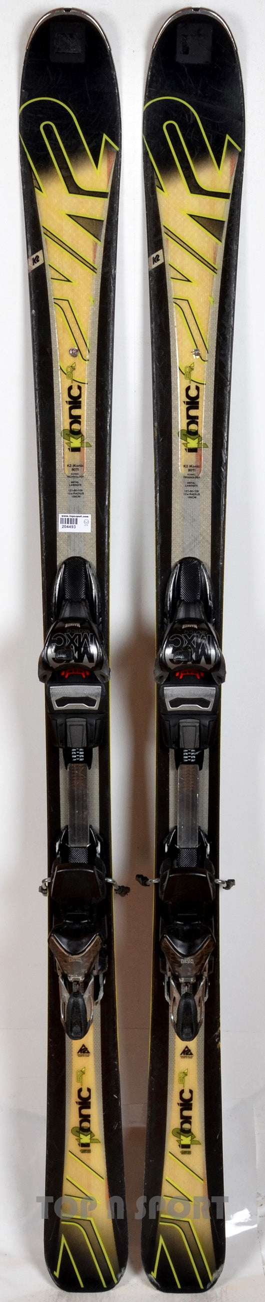 K2 iKONIC 80 Ti black - skis d'occasion