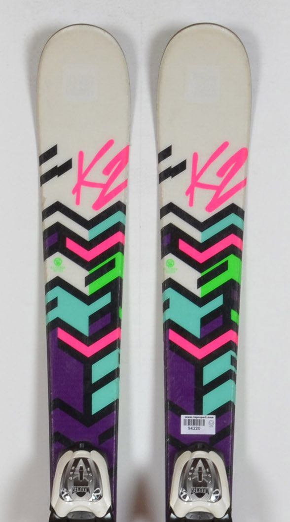 K2 MISSY white - skis d'occasion Junior