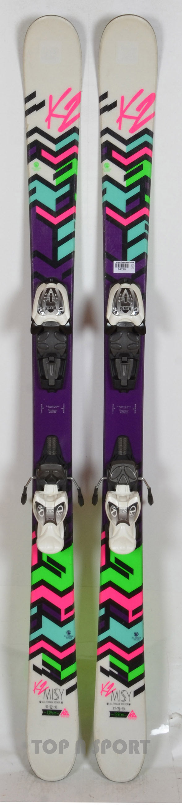 K2 MISSY white - skis d'occasion Junior