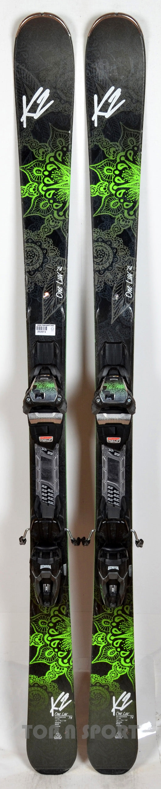 K2 ONE LUV 74 - skis d'occasion Femme