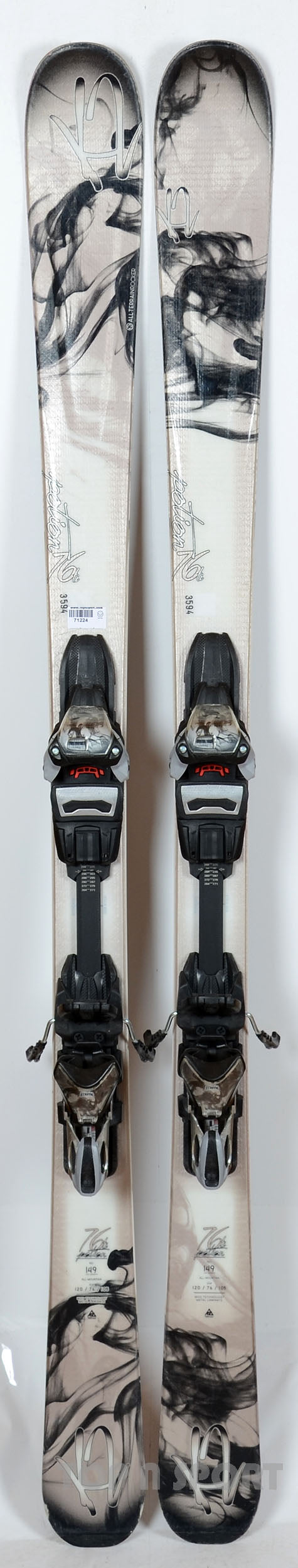 K2 POTION 76 Ti - skis d'occasion Femme