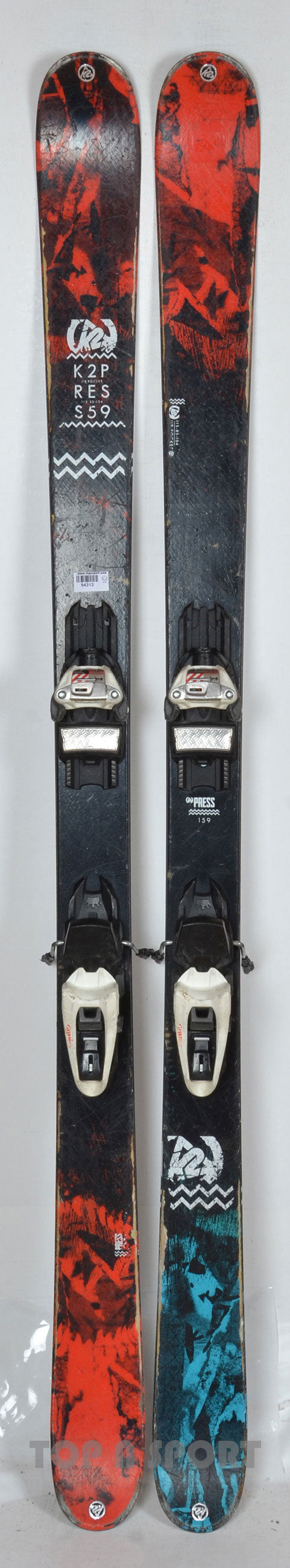 K2 PRESS red - skis d'occasion