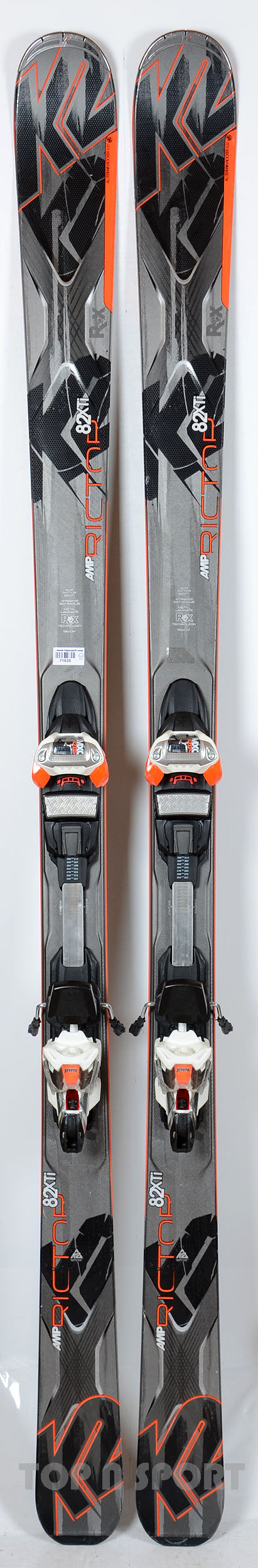 k2 amp rictor 82 xti skis K2 RICTOR 82 XTi - skis d'occasion