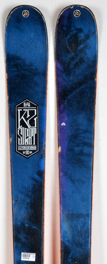 K2 SIGHT blue - skis d'occasion