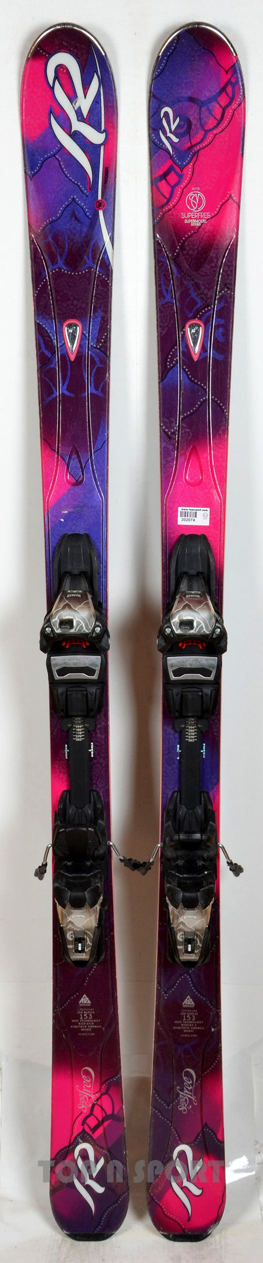 K2 SUPERFREE - skis d'occasion Femme – Top N Sport, professionnel