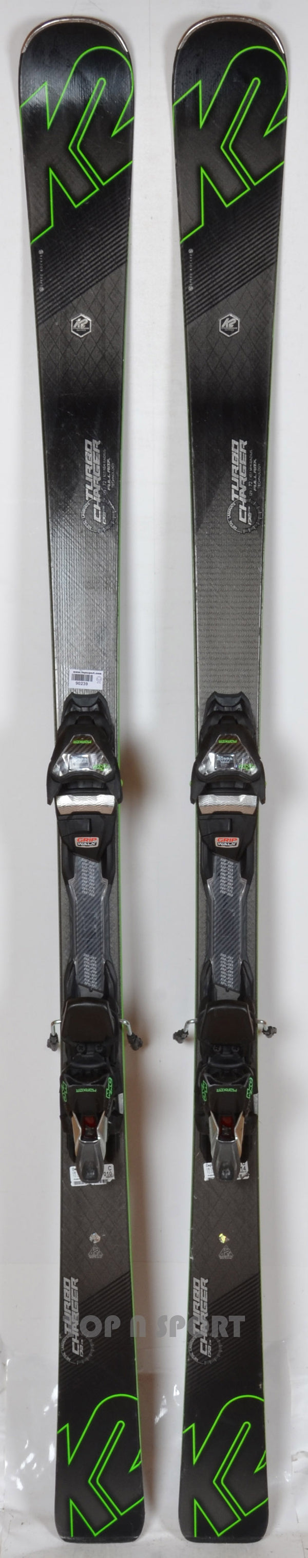 K2 TURBO CHARGER black - skis d'occasion