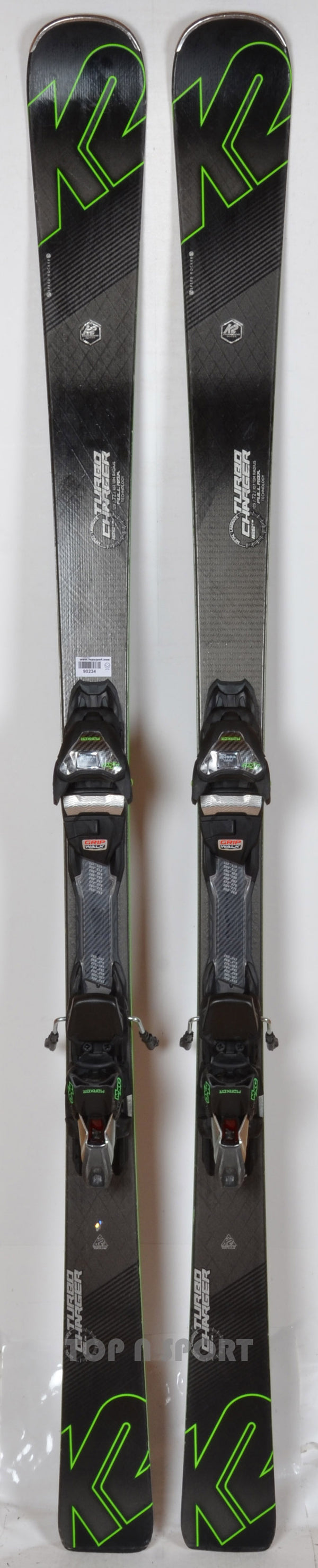 K2 TURBO CHARGER black - skis d'occasion