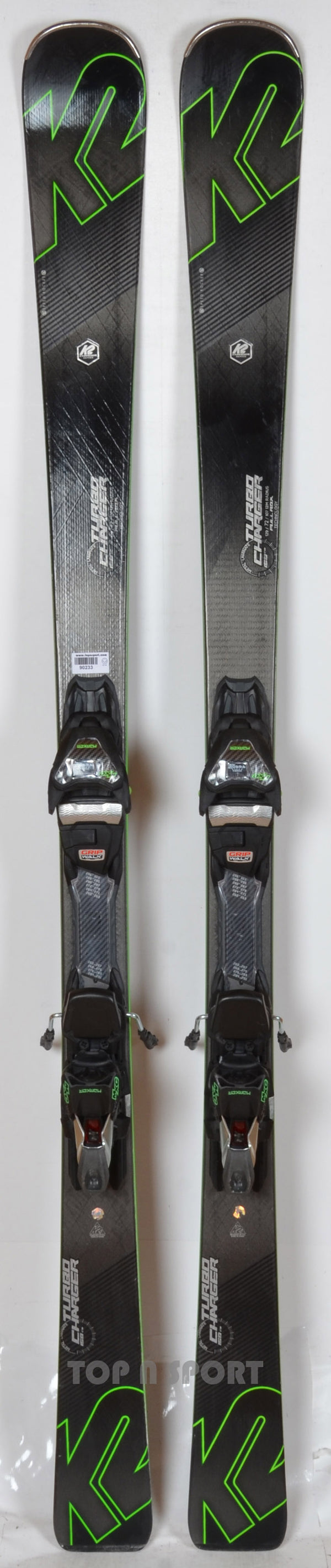K2 TURBO CHARGER black - skis d'occasion
