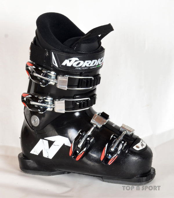 Nordica DOBERMANN GP 60 JR black - chaussures de ski d'occasion  Junior