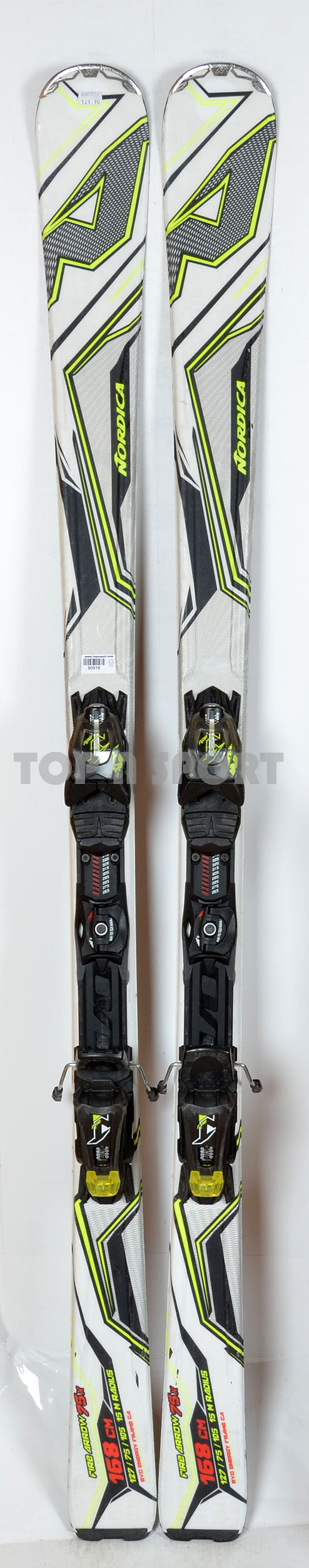 Nordica FIRE ARROW 75X - skis d'occasion