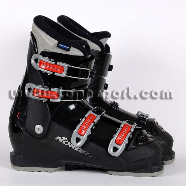 Nordica GP TJ black - Chaussures de ski d'occasion Junior