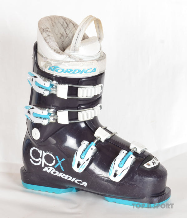 Nordica GP X Team girl - chaussures de ski d'occasion Junior