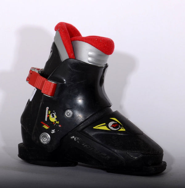 Nordica N 0.1 black - Chaussures de ski d'occasion Junior