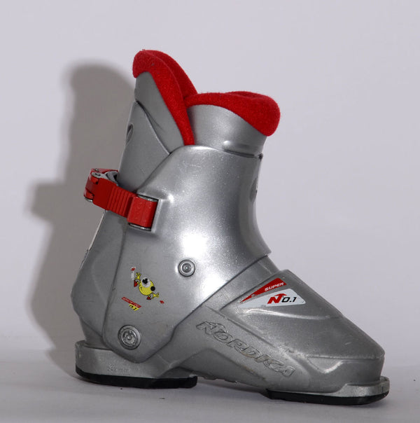 Nordica N 0.1 grey - chaussures de ski junior d'occasion