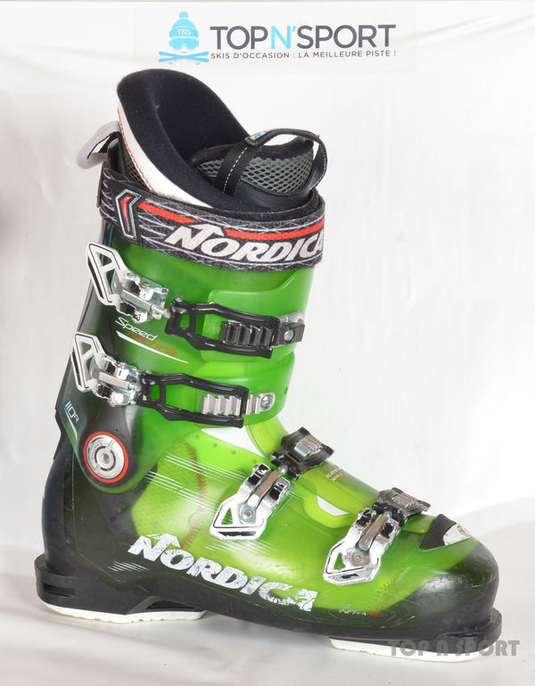 Nordica SPEEDMACHINE 110 R green - chaussures de ski d'occasion