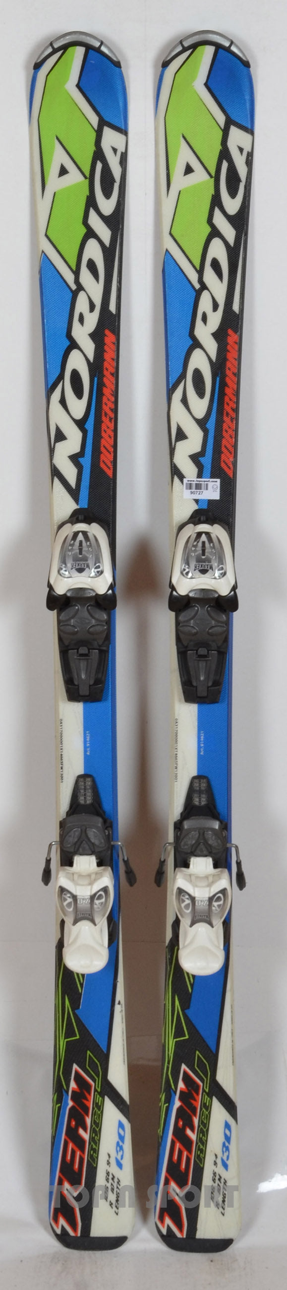Nordica TEAM J RACE Fastrak - skis d'occasion Junior