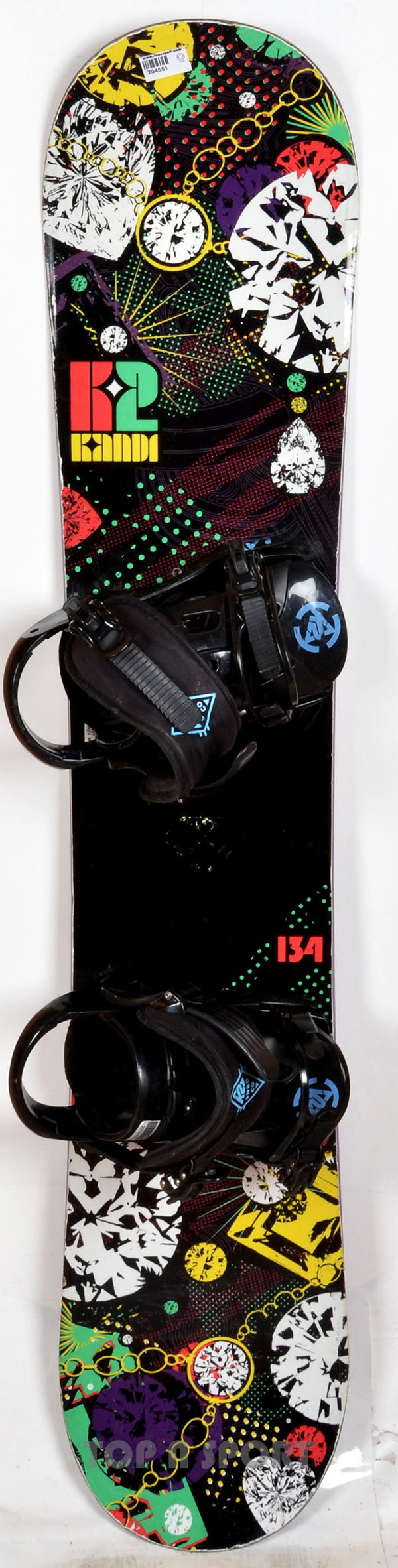 Pack K2 KANDI + fixations - snowboard d'occasion