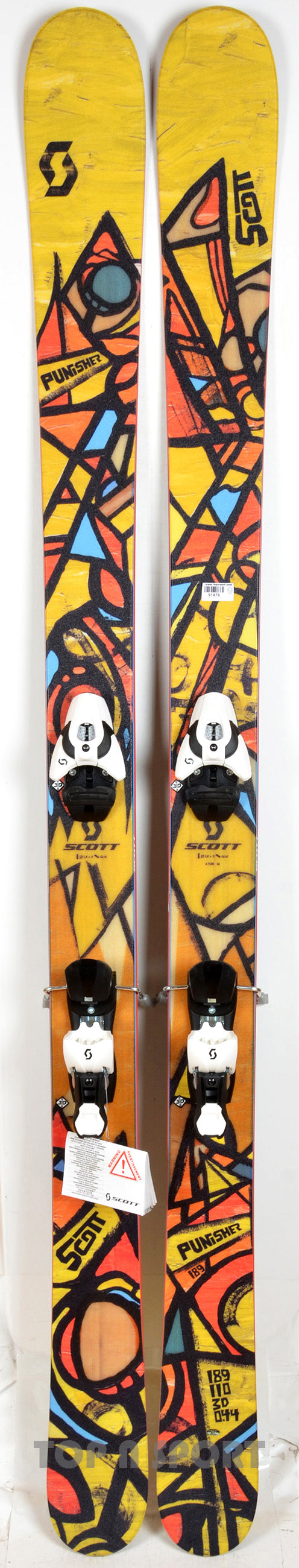 Pack neuf Scott PUNISHER avec fixations - neuf déstockage