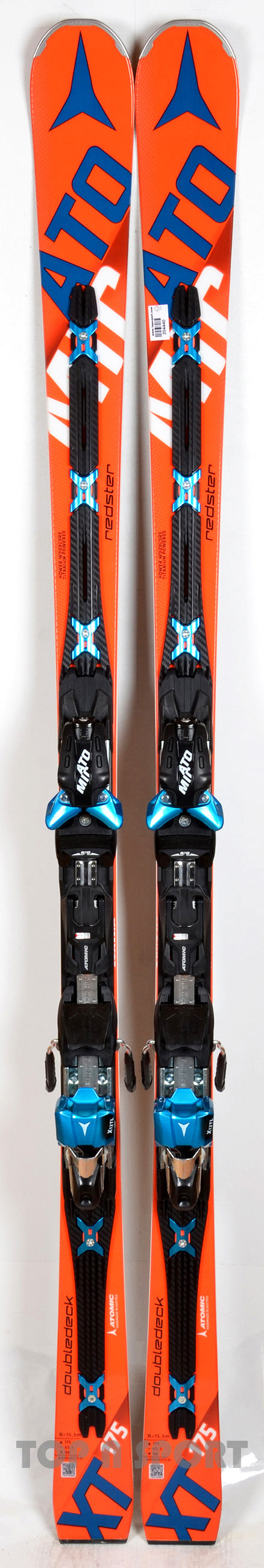 Pack neuf skis Atomic REDSTER DOUBLEDECK 3.0 XT avec fixations - neuf déstockage