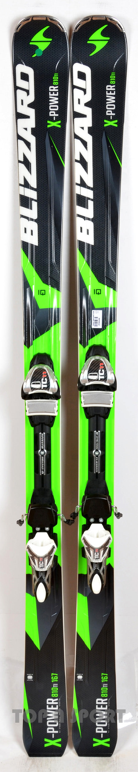 Pack neuf skis Blizzard X-POWER 810 Ti IQ avec fixations - neuf déstockage