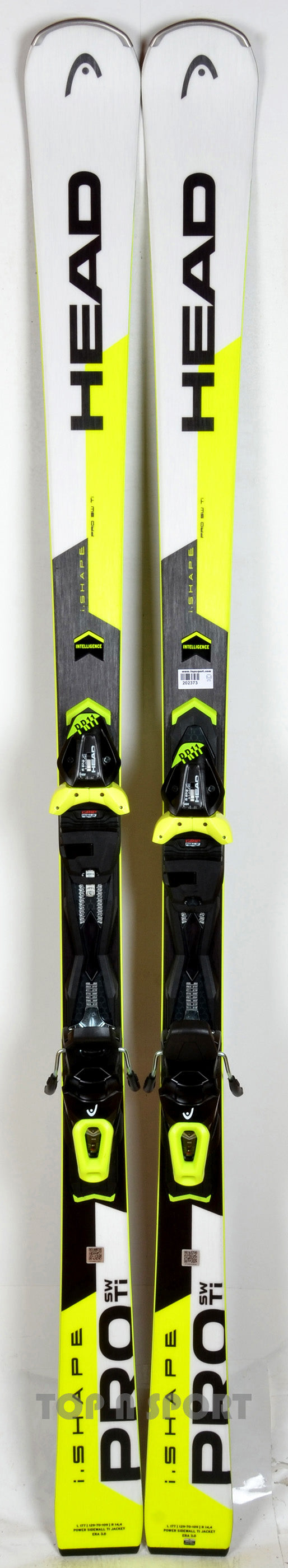 Pack neuf skis Head I.SHAPE PRO SW Ti avec fixations - neuf déstockage