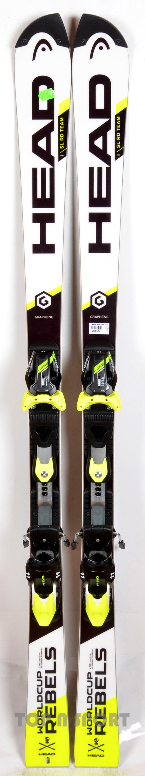 Pack neuf skis Head WORLDCUP REBELS I.SL RD Team avec fixations - neuf déstockage