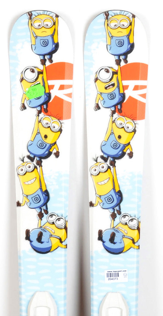 Pack neuf skis Rossignol MINIONS avec fixations - neuf déstockage