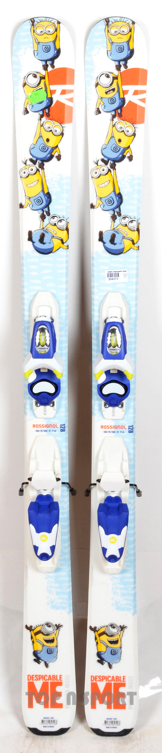 Pack neuf skis Rossignol MINIONS avec fixations - neuf déstockage