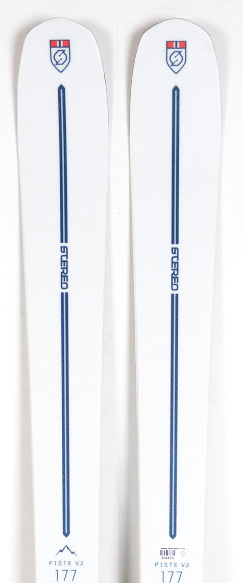 Pack neuf skis Stereo PISTE V2 avec fixations - neuf déstockage