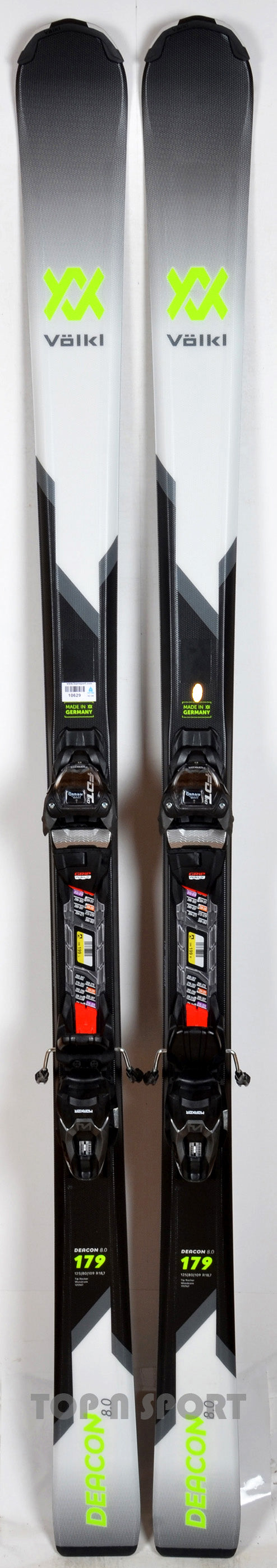 Pack neuf skis Völkl DEACON 8.0 + Marker FDT 10 - neuf déstockage