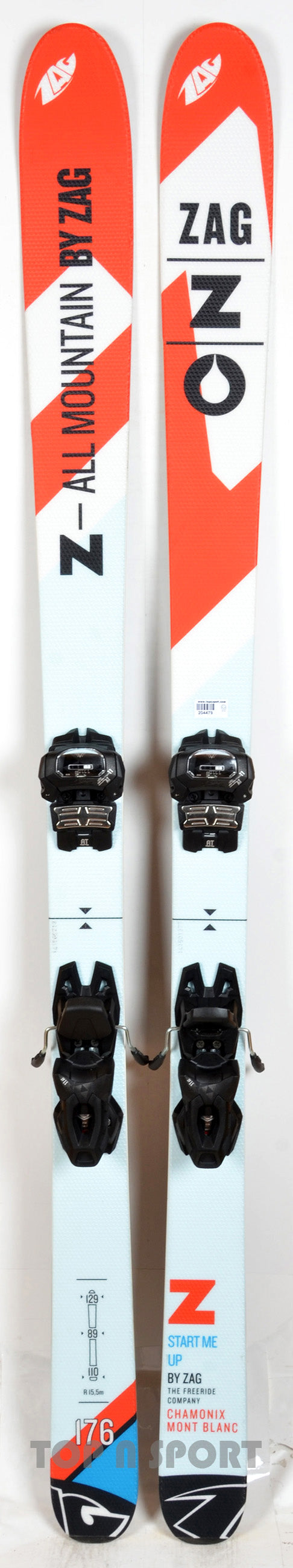 Pack neuf skis ZAG Z avec fixations - neuf déstockage