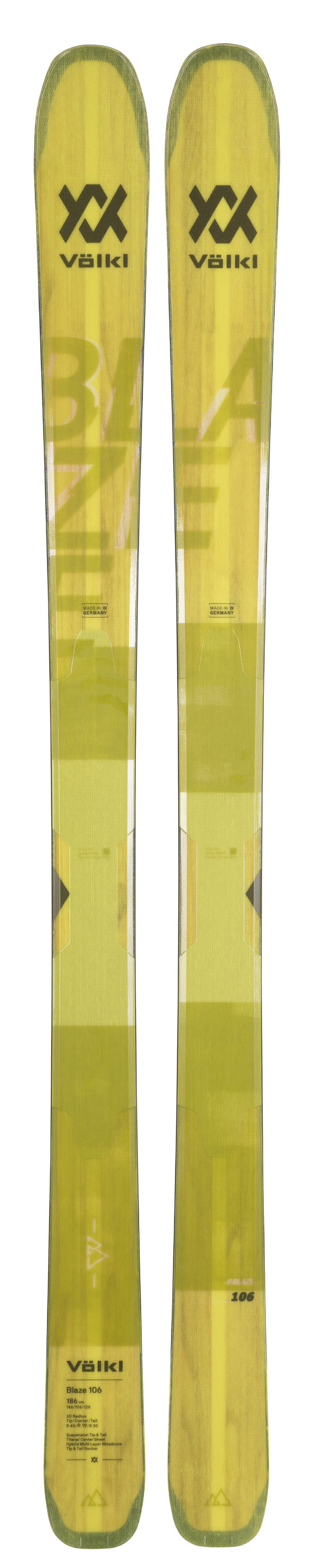 Pack rando neuf skis Völkl BLAZE 106 + fixations Marker Kingpin 10 + peaux - neuf déstockage
