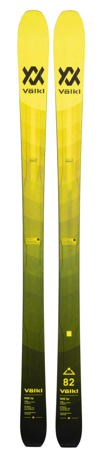 Pack rando neuf skis Völkl RISE UP 82 + peaux (+ fixations en option) - neuf déstockage