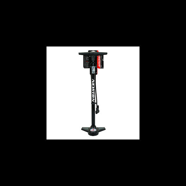 Pompe à pied Newton FPV1 Acier Noir - pompe à vélo