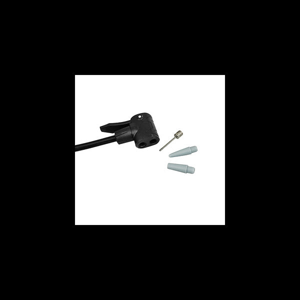 Pompe à pied Newton FPV1 Acier Noir - pompe à vélo