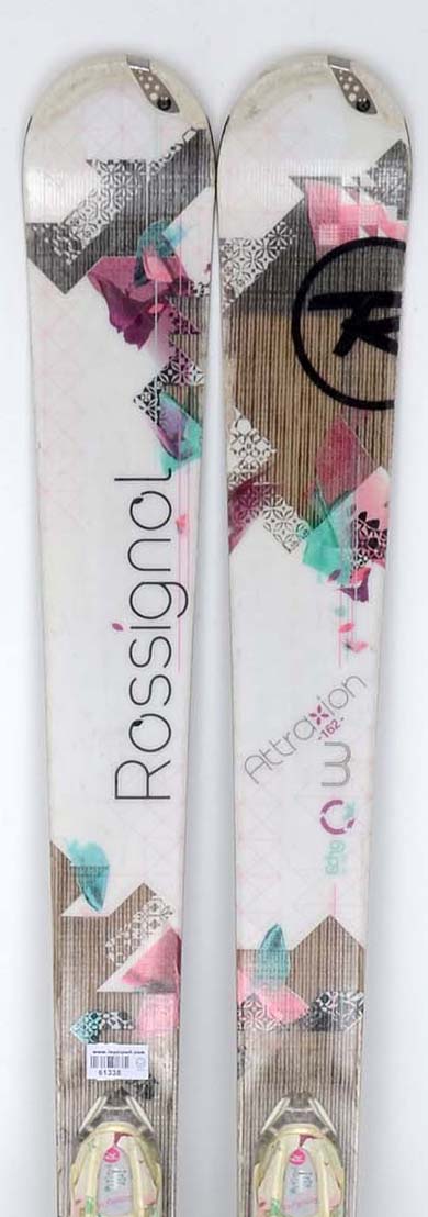 Rossignol ATTRAXION 3 ECHO white - Skis d'occasion Femme