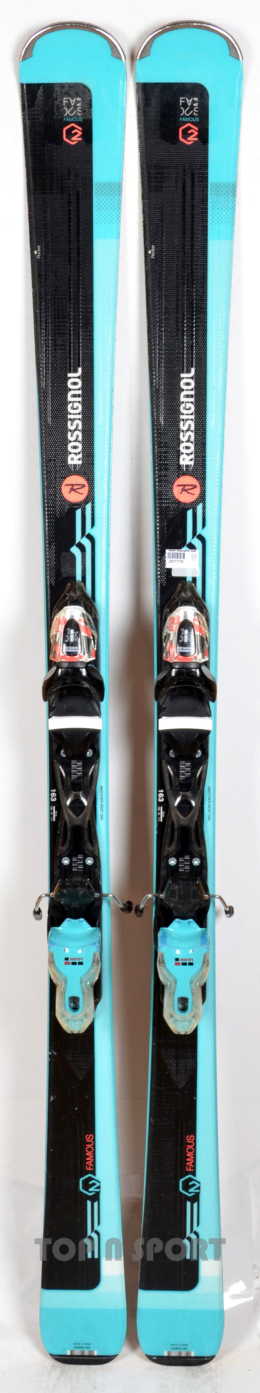 Rossignol FAMOUS 2 black - skis d'occasion Femme