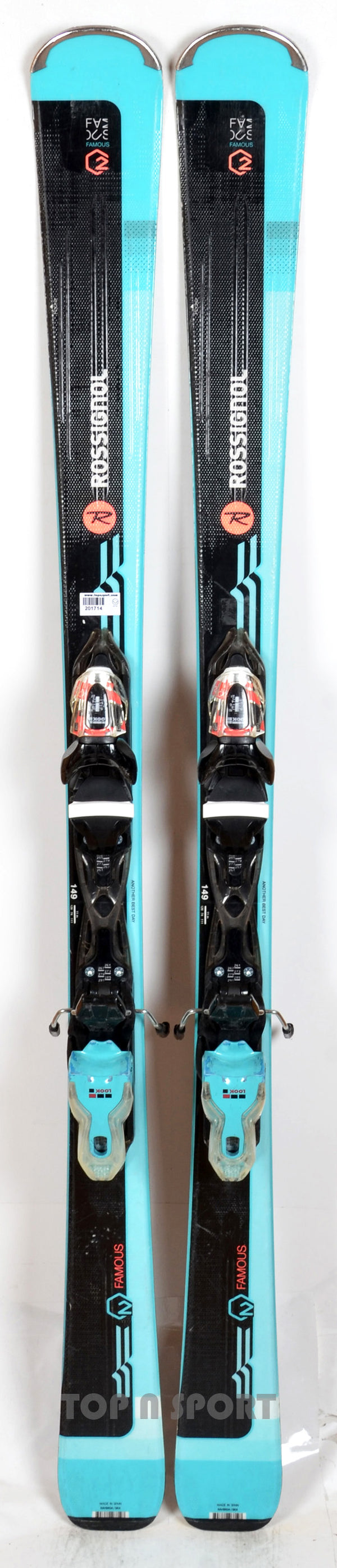 Rossignol FAMOUS 2 black - skis d'occasion Femme