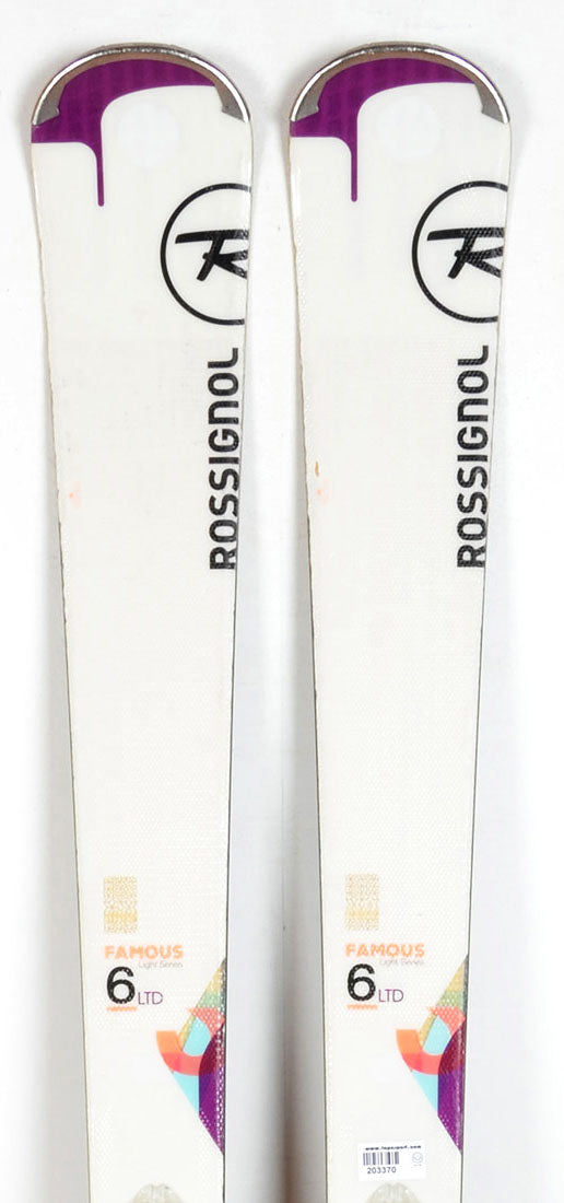 Rossignol FAMOUS 6 LTD white - skis d'occasion Femme