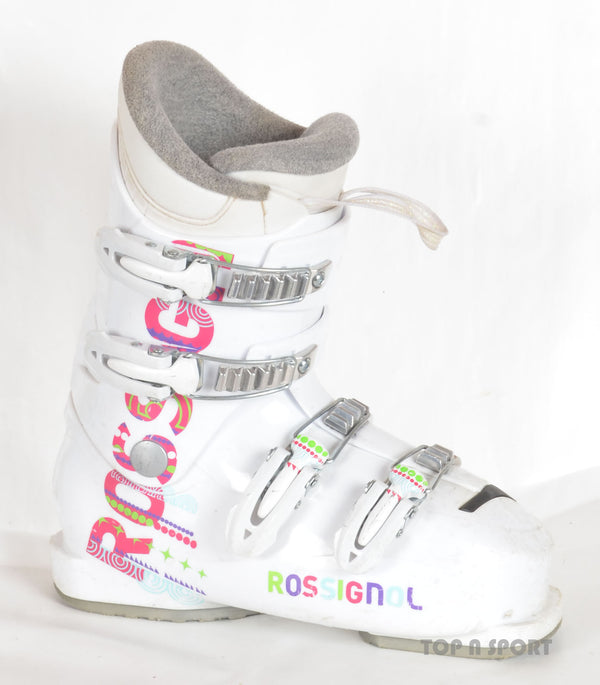Rossignol FUN GIRL J4 multi - chaussures de ski d'occasion Junior