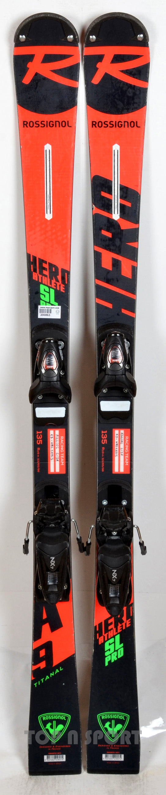 Rossignol HERO ATHLETE SL PRO JR - skis d'occasion Junior