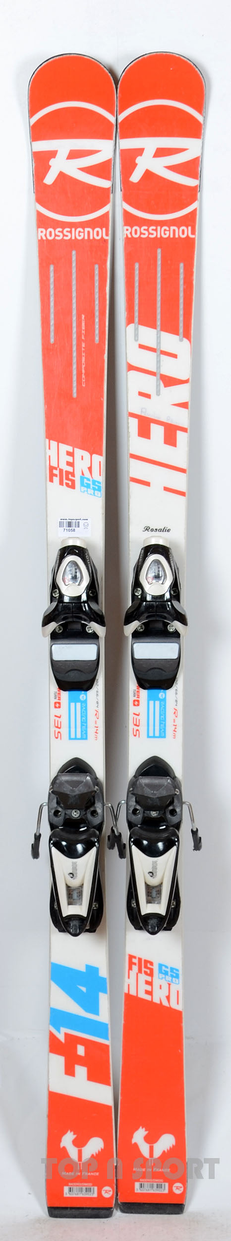 Rossignol HERO FIS GS PRO R20 - skis d'occasion Junior