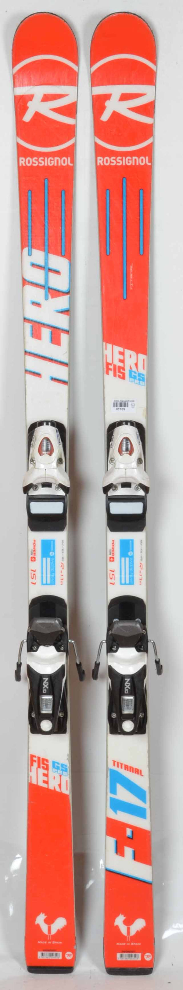 Rossignol HERO FIS GS PRO R20 - skis d'occasion Junior