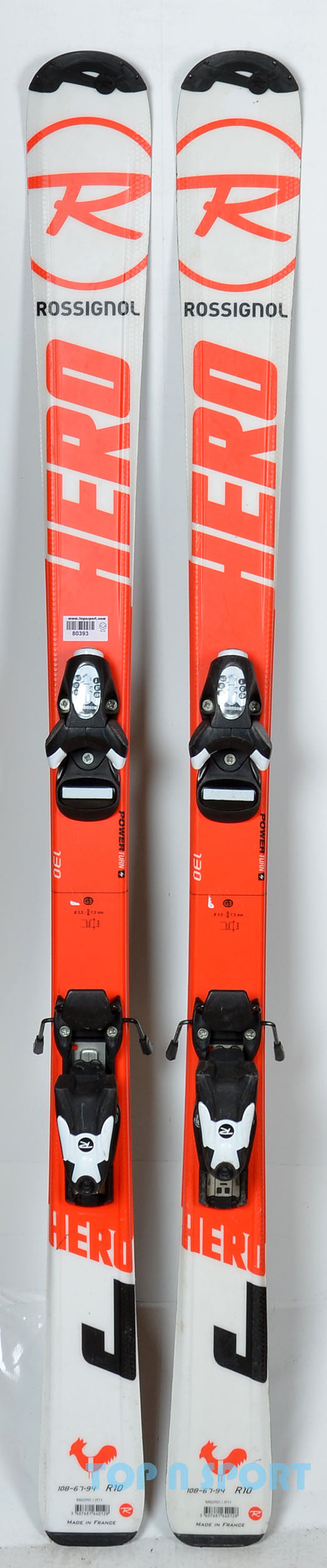 Rossignol HERO JUNIOR - skis d'occasion Junior